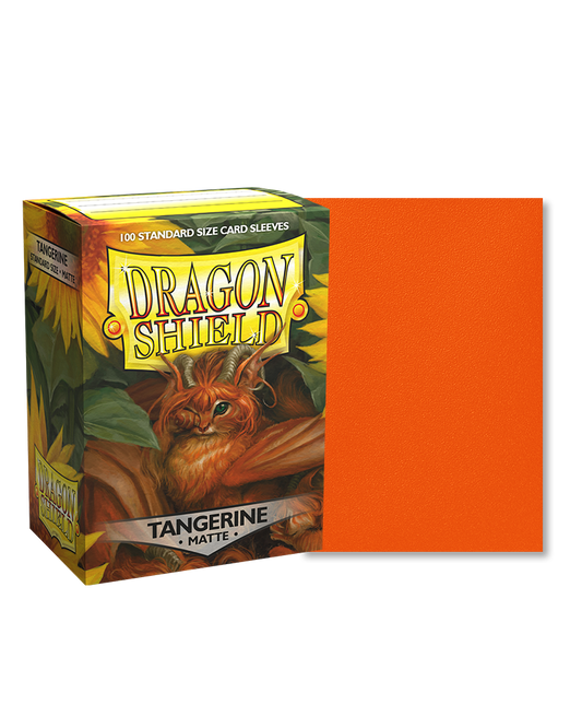Dragon Shield - Sleeves -  Matte Tangerine (100)