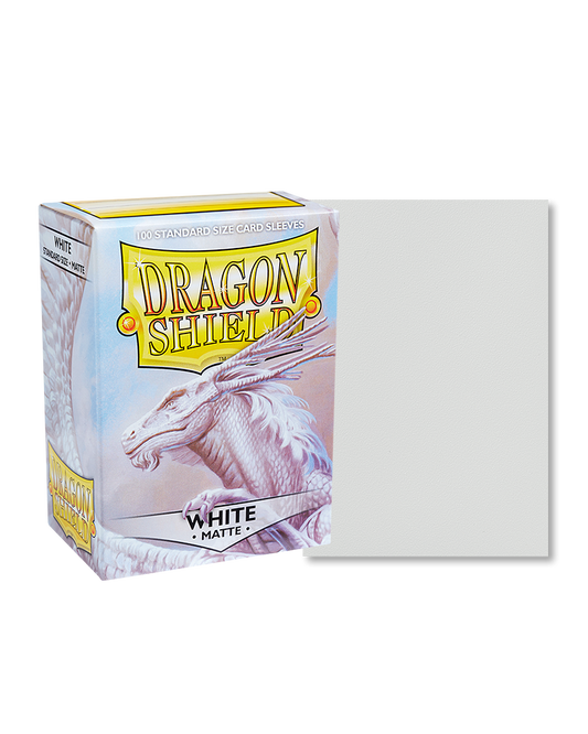 Dragon Shield - Sleeves -  Matte White (100)