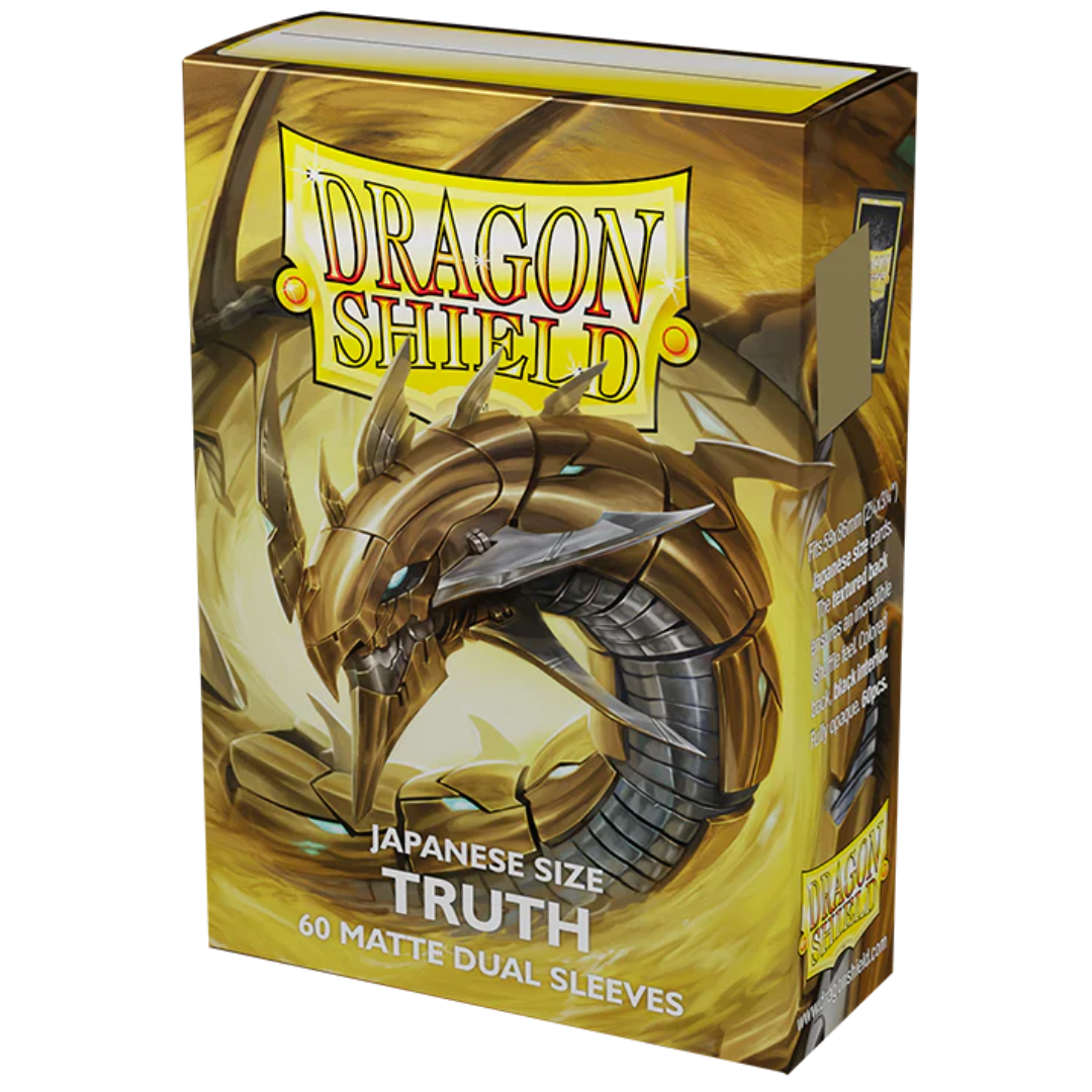 Dragon Shield - Sleeves - Matte Dual Truth Japanese (Gold) (60)