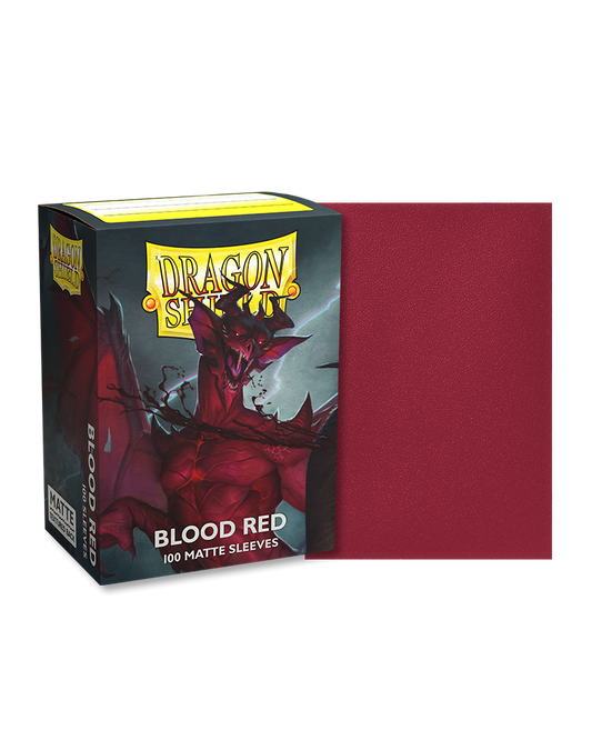Dragon Shield - Sleeves - Matte Blood Red (100)
