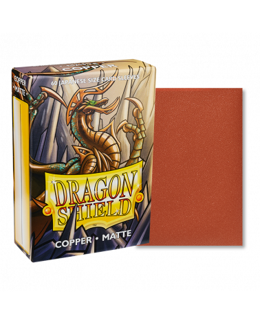 Dragon Shield - Sleeves -  Matte Copper Japanese (60)