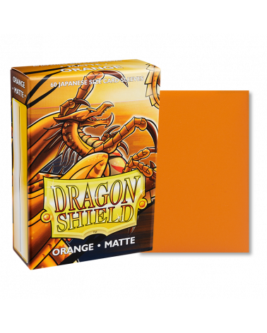 Dragon Shield - Sleeves -  Matte Orange Japanese (60)