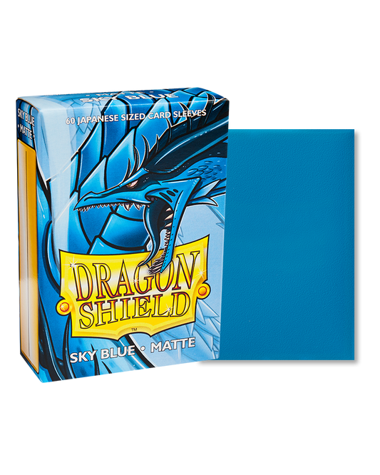 Dragon Shield - Sleeves -  Matte Sky Blue Japanese (60)