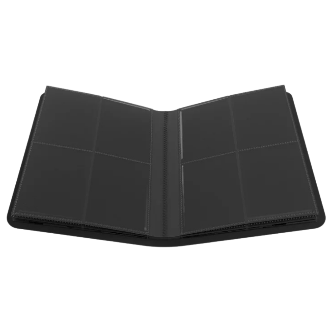 Gamegenic - Casual Album - 8 Pocket - Black - Open interior