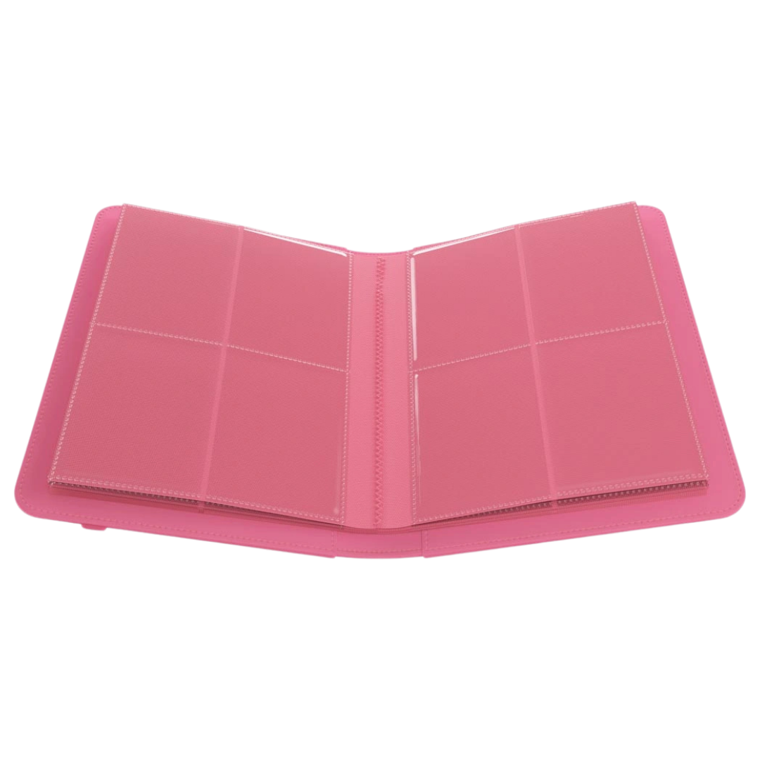 Gamegenic - Prime Album - 8 Pocket - Pink - Open interior