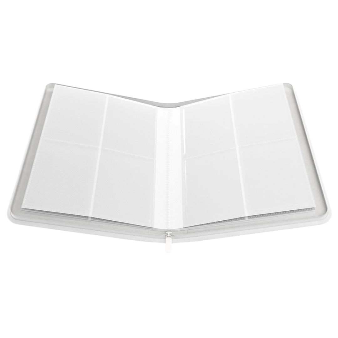 Gamegenic - Zip-Up Album - 8 Pocket - White - Open interior