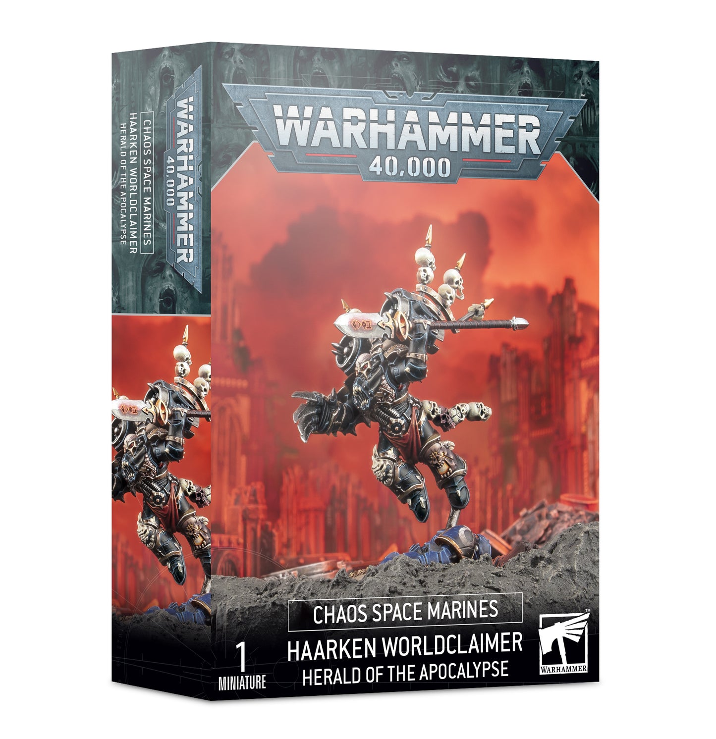 Warhammer 40k - Chaos Space Marines - Haarken Worldclaimer, Herald of the Apocalypse Image