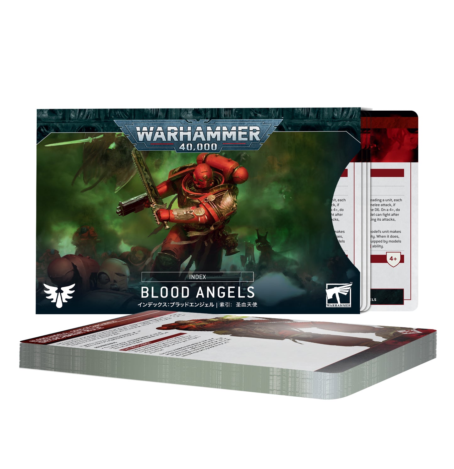 Warhammer 40k - Index Cards - Blood Angels Image