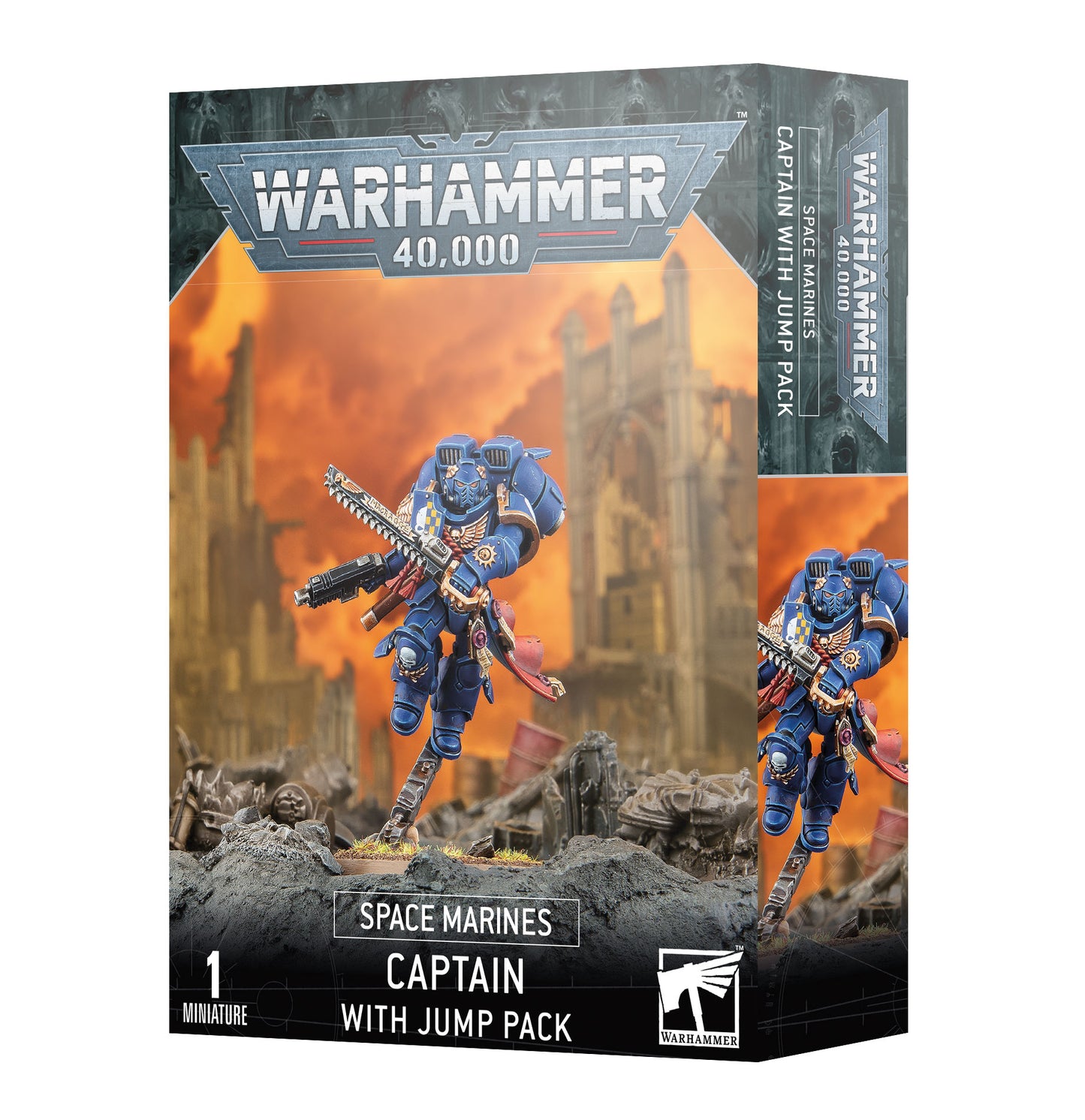 Warhammer 40k - Space Marines - Captain with Jump Pack Image