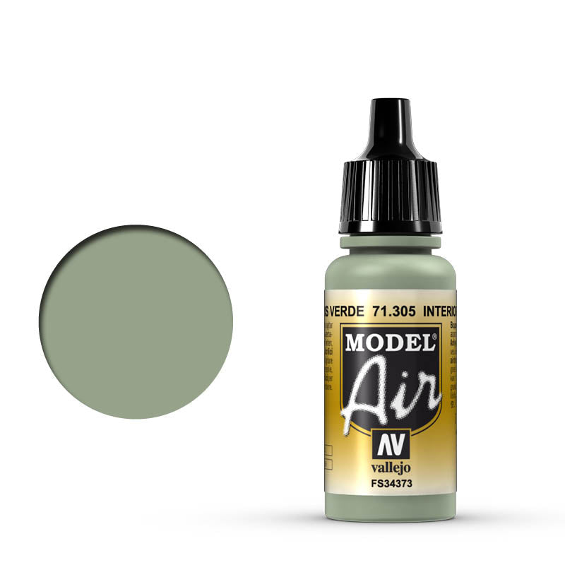 Vallejo - Model Air Interior Grey Green 17ml