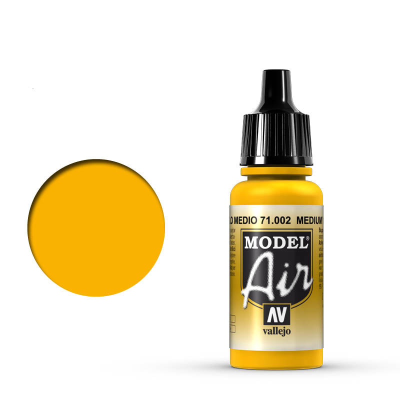 Vallejo - Model Air Medium Yellow 17ml