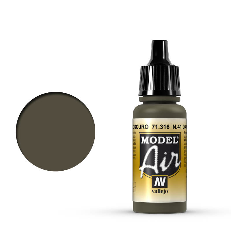 Vallejo - Model Air N41 Dark Olive Drab 17ml