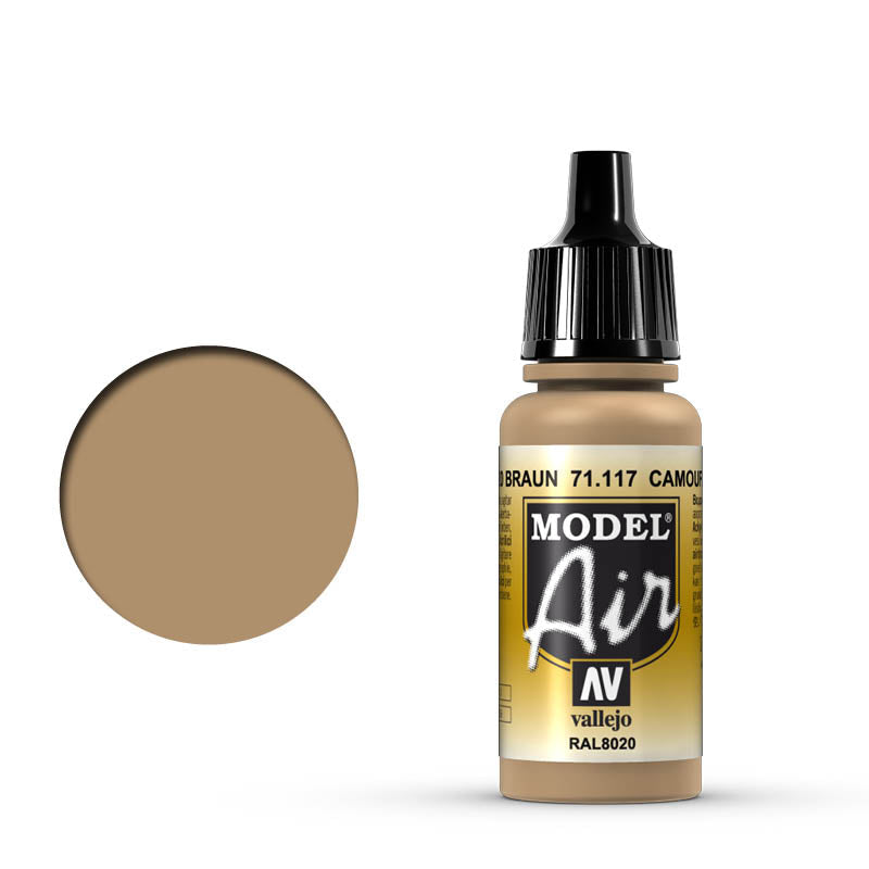 Vallejo - Model Air Camouflage Brown 17ml