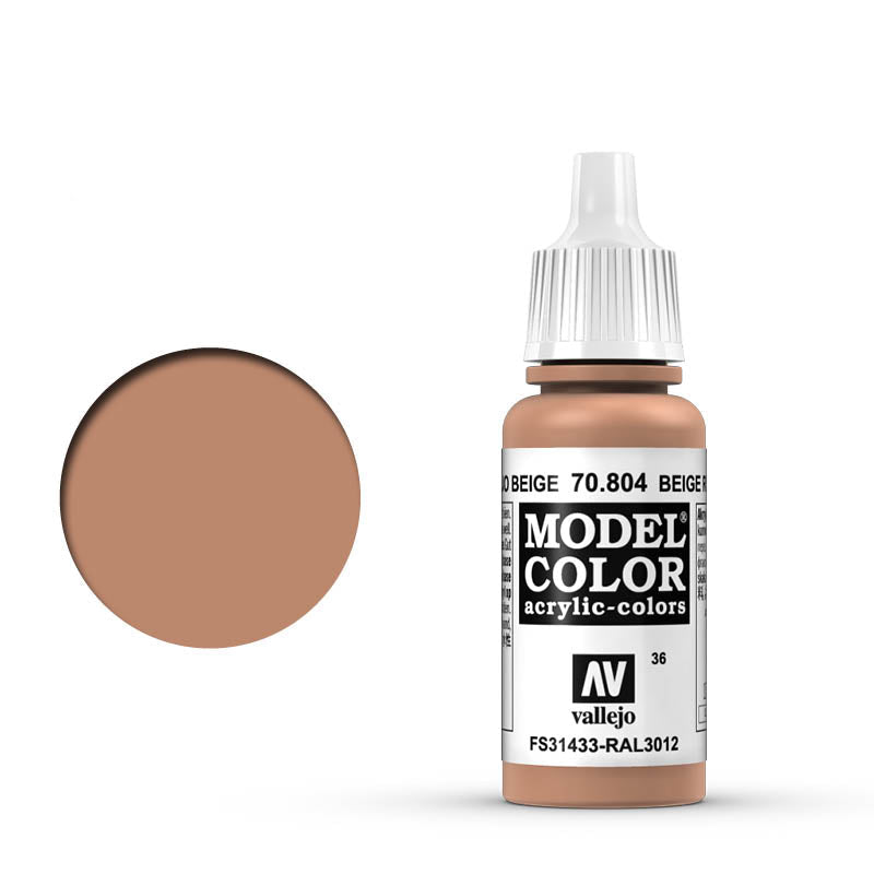 Vallejo - Model Color Beige Red 17ml