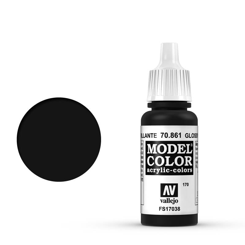 Vallejo - Model Color Glossy Black 17ml