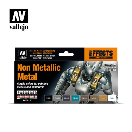 Vallejo - Game Color - Effects Non Metallic Metal - Set of 8