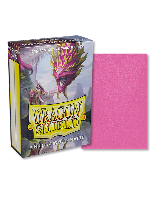 Dragon Shield - Sleeves -  Matte Pink Diamond Japanese (60)