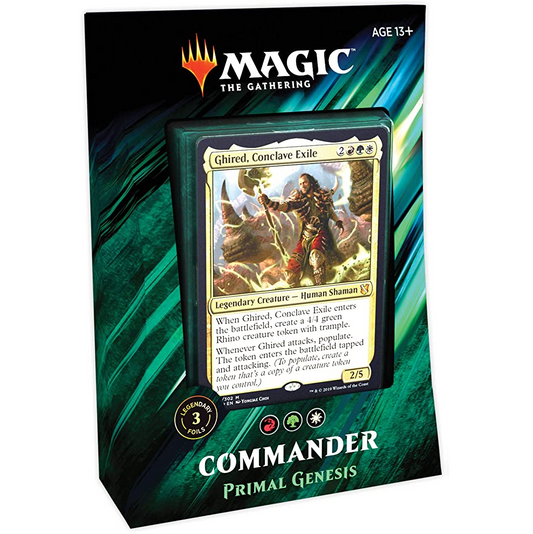 Magic: The Gathering 2019 Commander Deck - Primal Genesis