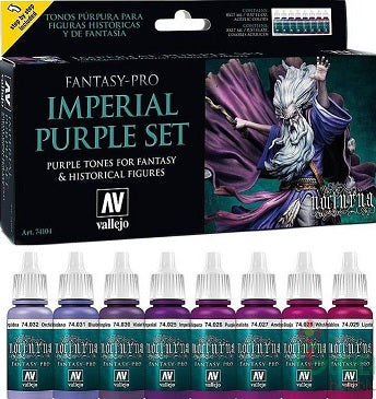 Vallejo - Fantasy Pro - Imperial Purple - Set of 8