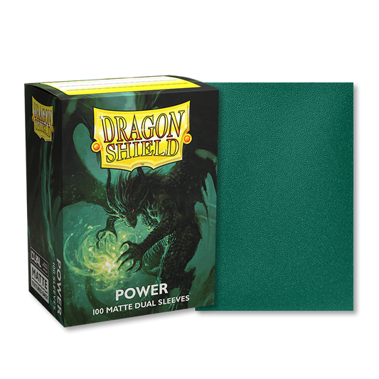 Dragon Shield - Sleeves - Matte Dual Power (Green)
