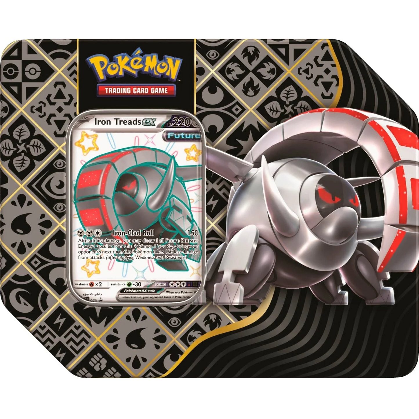 Pokemon - Paldean Fates - Shiny Iron Treads Tin