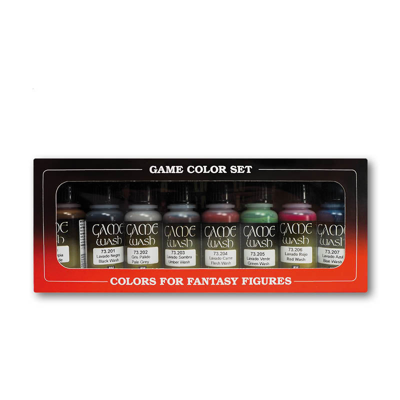 Vallejo - Game Color - Washes - Set of 8