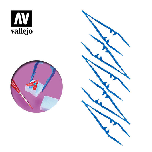 Vallejo - Plastic Tweezers 5CT - Set of 5