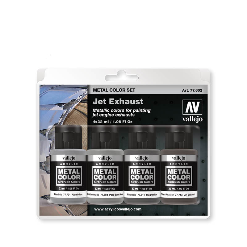 Vallejo - Metal Color Jet Exhaust - 4 Paint Set
