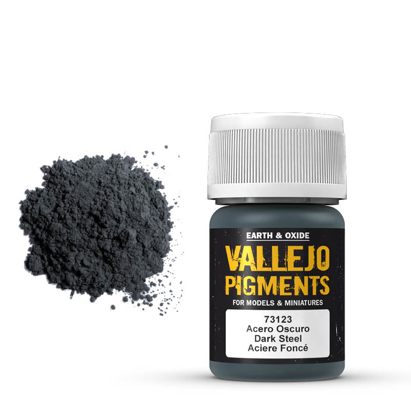 Vallejo - Pigment Metallic Dark Steel 35ml
