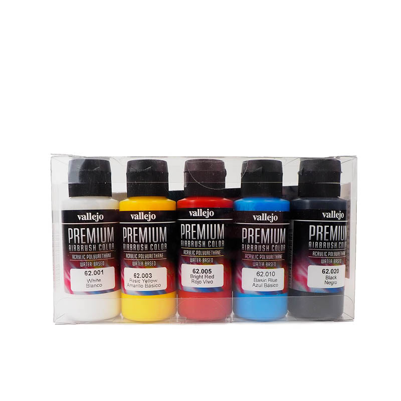 Vallejo - Premium - Basic Opaque Color - Set of 5