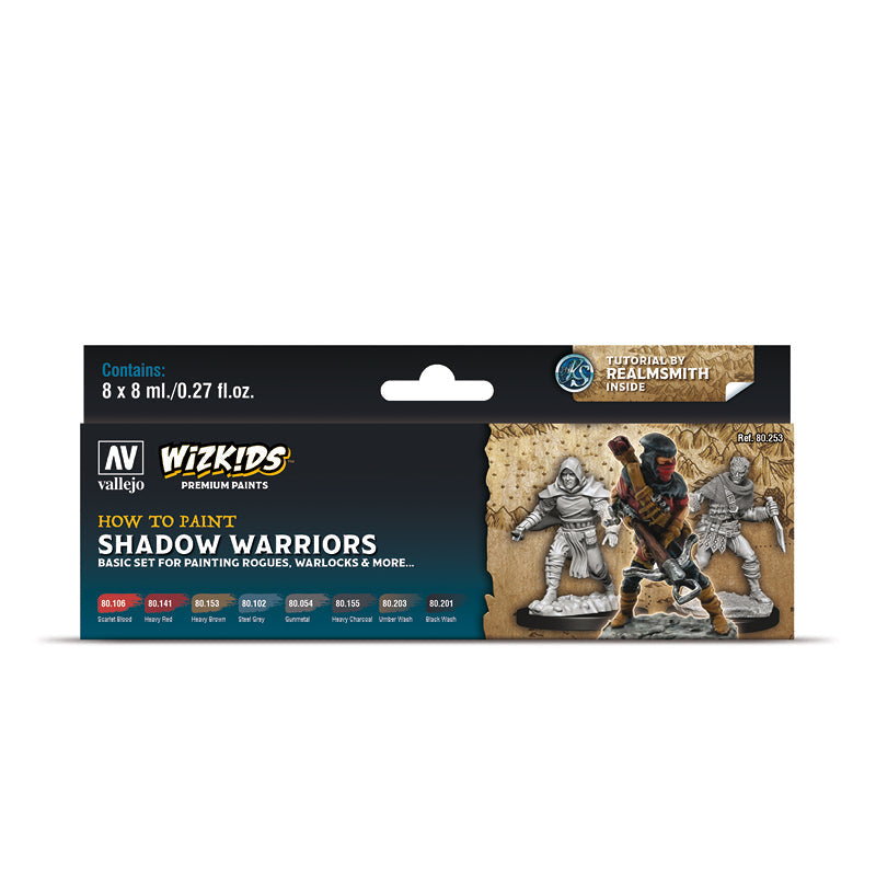 Vallejo - Wizkids - Premium Set - Shadow Warriors - Set of 8