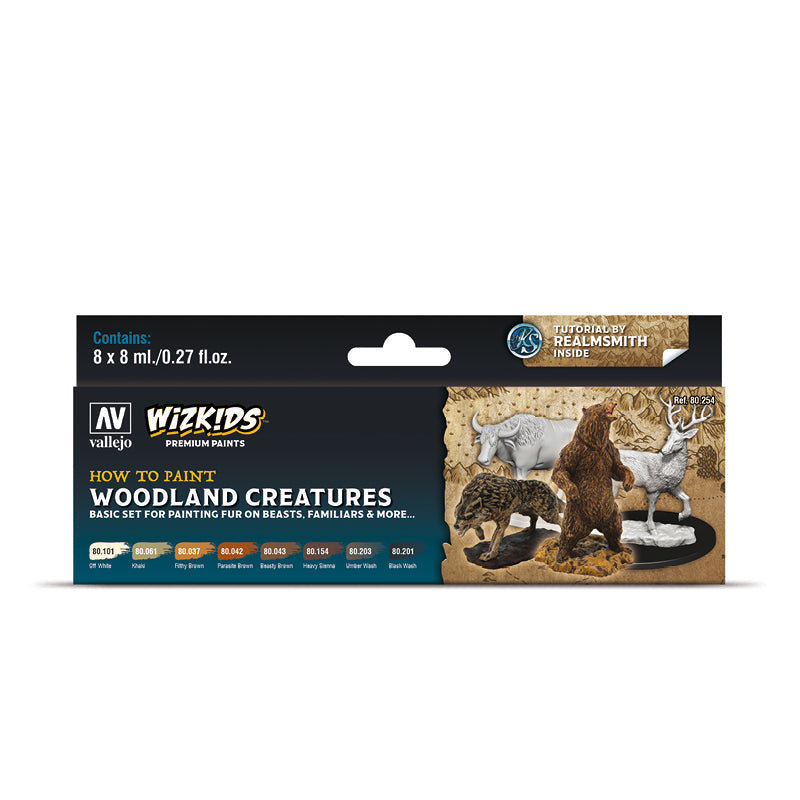 Vallejo - Wizkids - Premium Set - Woodland Creatures - Set of 8