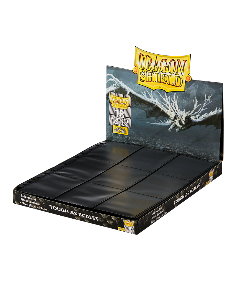 Dragon Shield - 18 Pocket Side Loader Pages Non-Glare (50)