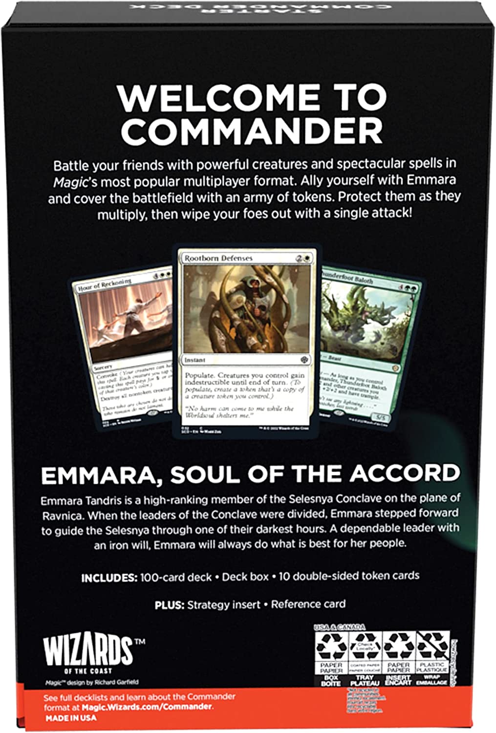 Magic: The Gathering Starter Commander Deck - Token Triumph