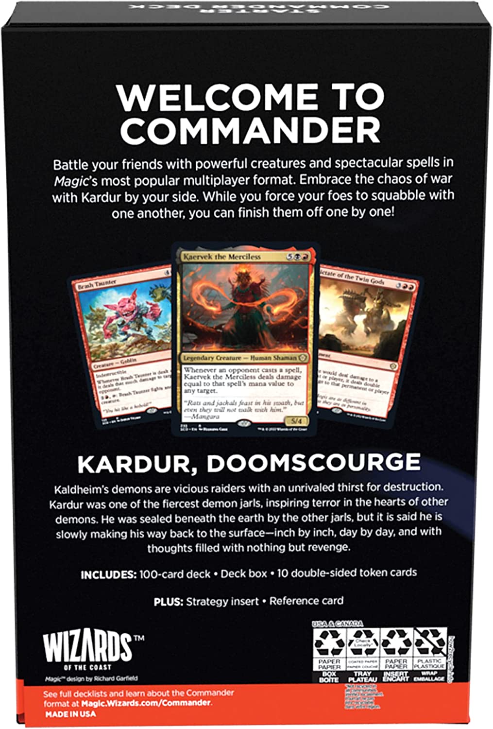 Magic: The Gathering Starter Commander Deck - Chaos Incarnate