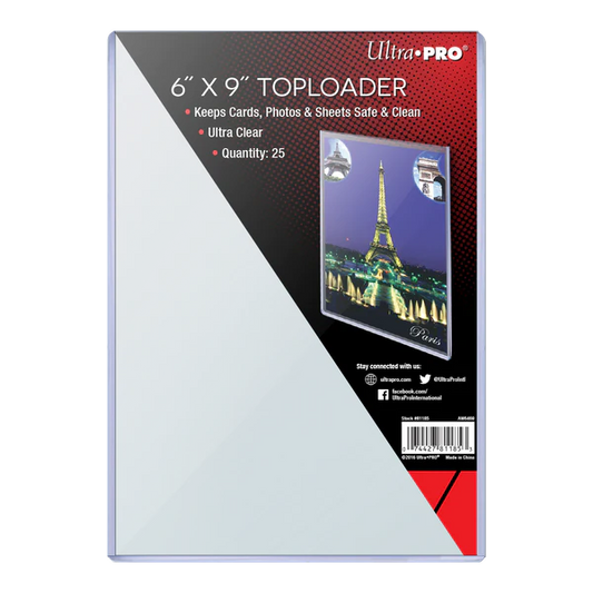 Ultra Pro - Top Loaders - 6x9 - 25pk