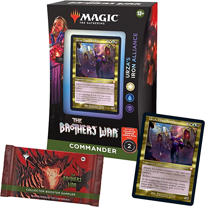 Magic: The Gathering The Brothers' War Commander Deck - Urza's Iron Al Top Shelf Collection Magic: The Gathering The Brothers' War Commander Deck - Urza's Iron Al Top Shelf Collection