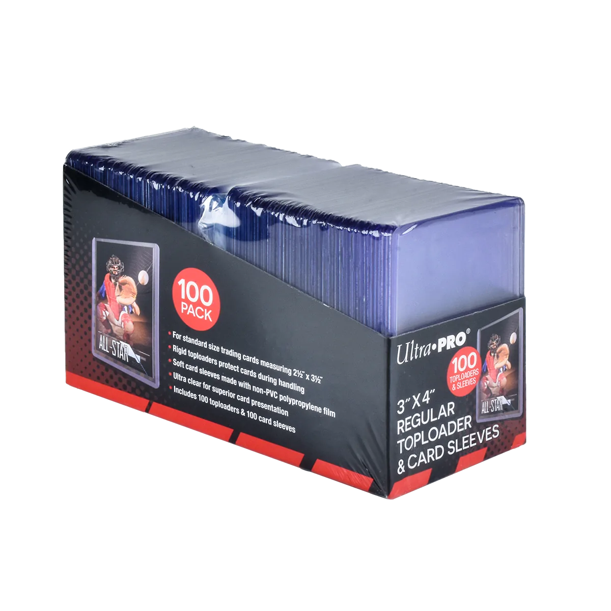 Ultra Pro - Top Loaders - 35pt - 100 pack (Including Sleeves)