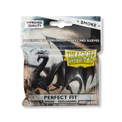 Dragon Shield - Sleeves -  Perfect Fit Smoke Sideloader (100)