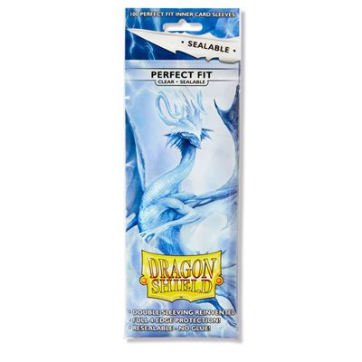 Dragon Shield - Sleeves -  Perfect Fit Clear Sealable (100)