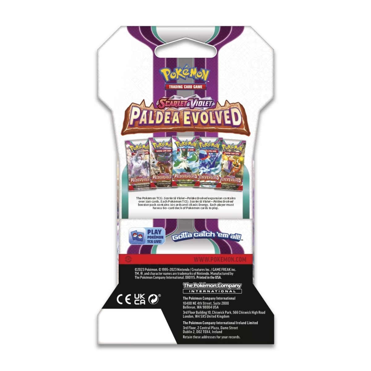 Pokemon - Paldea Evolved - Sleeved Booster