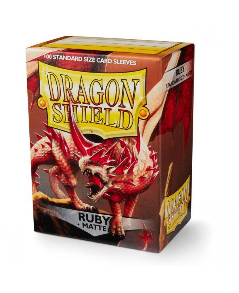 Dragon Shield - Sleeves - Matte Ruby (100)