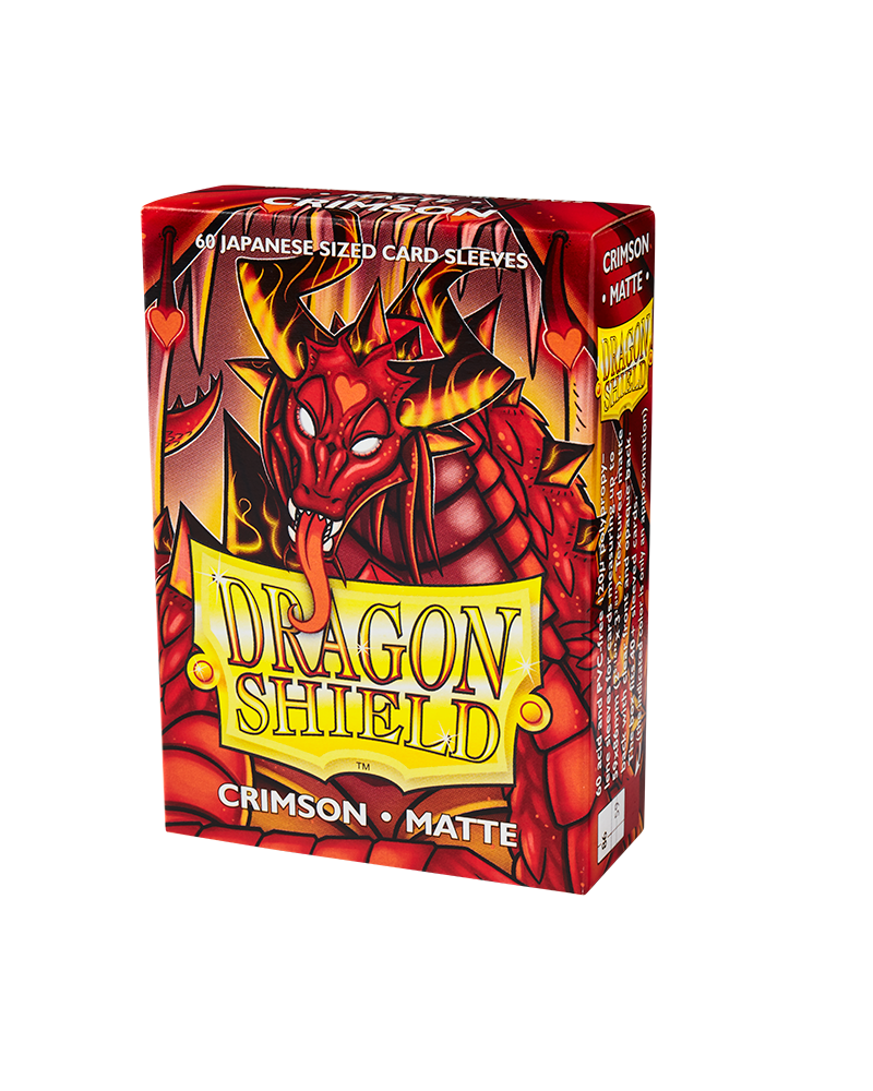 Dragon Shield - Sleeves - Matte Crimson Japanese (60)
