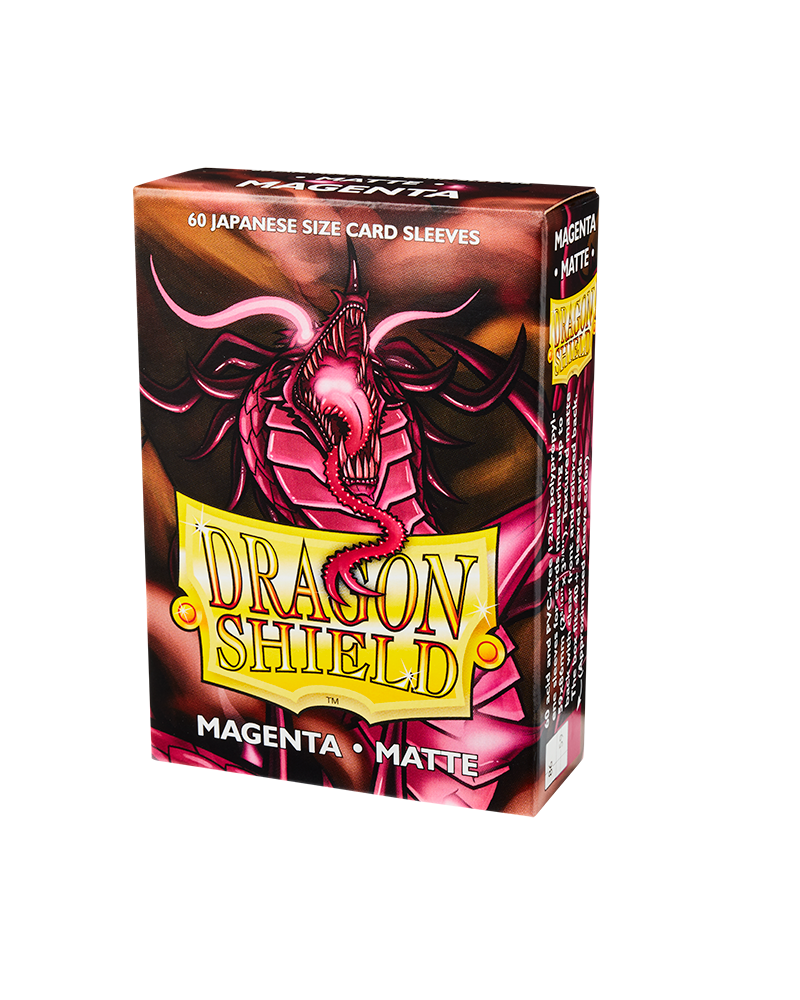 Dragon Shield - Sleeves - Matte Magenta Japanese (60)
