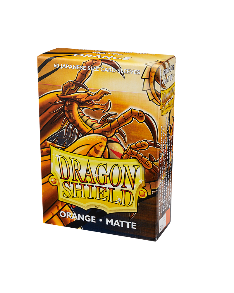 Dragon Shield - Sleeves - Matte Orange Japanese (60)