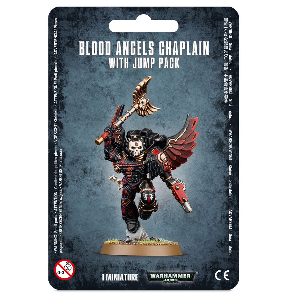 Warhammer 40k - Blood Angels - Chaplain with Jump Pack Image