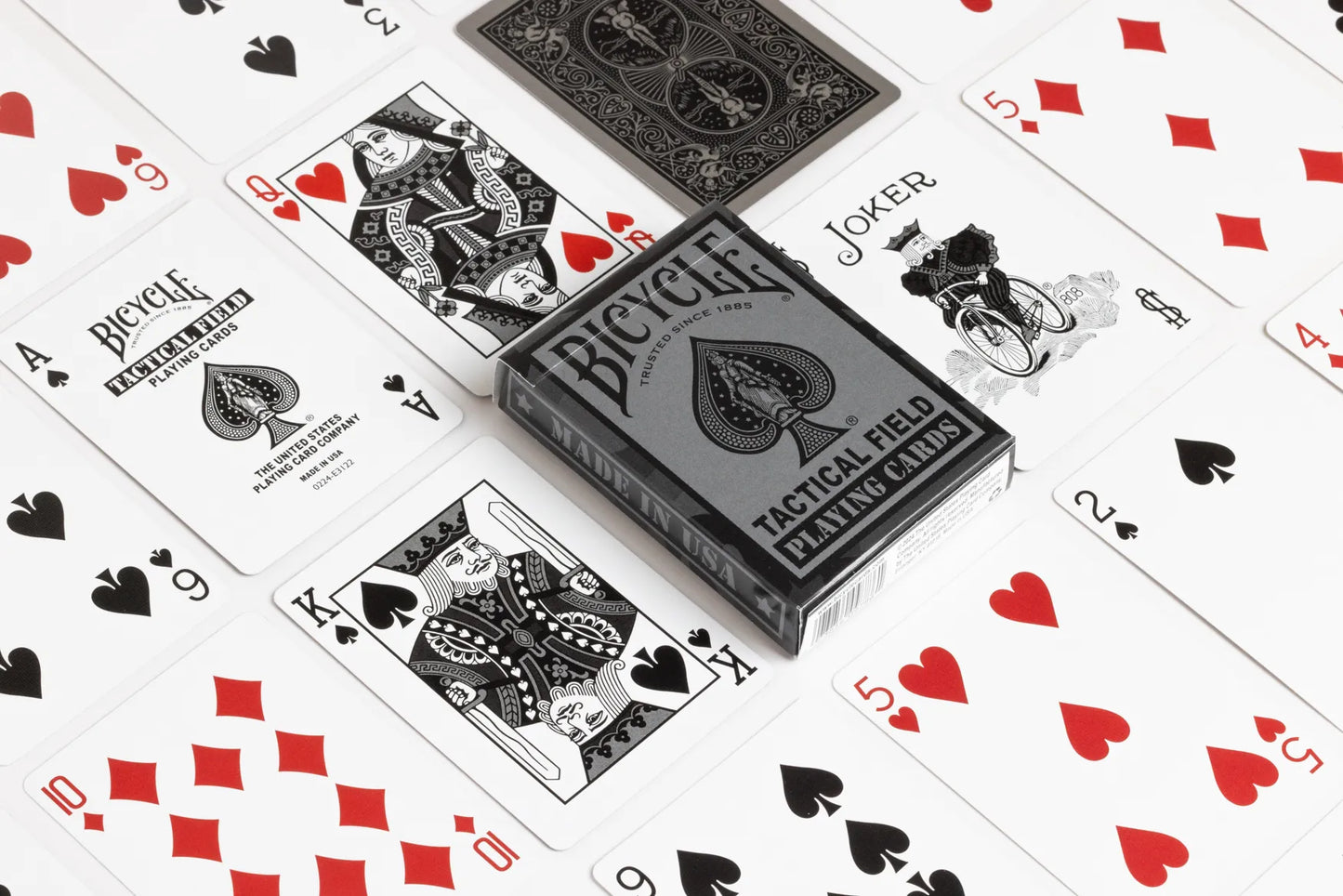 Bicycle Playing Cards - Tactical Field - Black