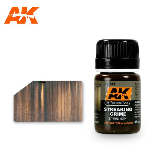 AK Interactive - Enamels - Effects Streaking Grime Yellow