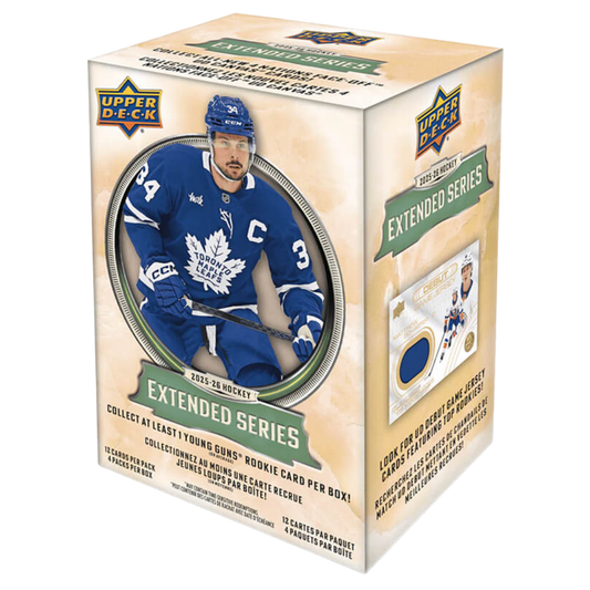 2025-26 Upper Deck Extended Series Hockey Blaster Box trading cards