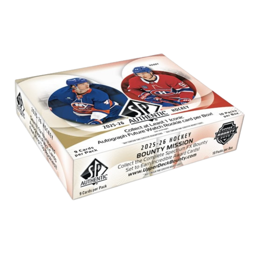 2025-26 Upper Deck SP Authentic Hockey with Future Watch rookie autographs and NHL insert cards